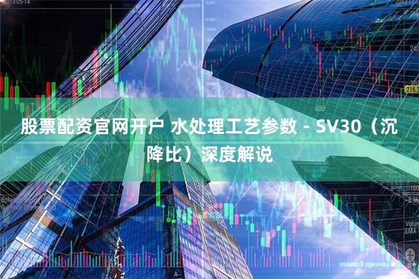 股票配资官网开户 水处理工艺参数 - SV30（沉降比）深度解说